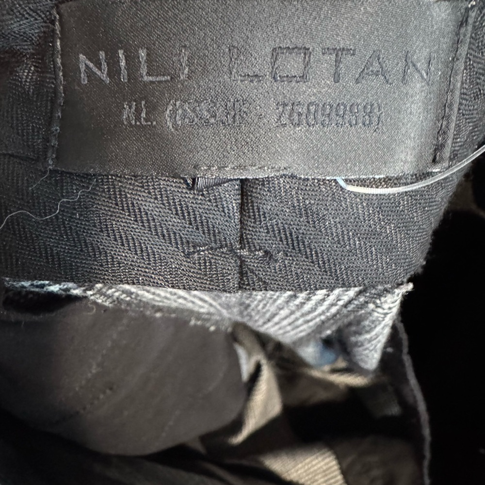 Nili Lotan Gray Checkered Women's Trousers (altered) - Picture 7 of 7
